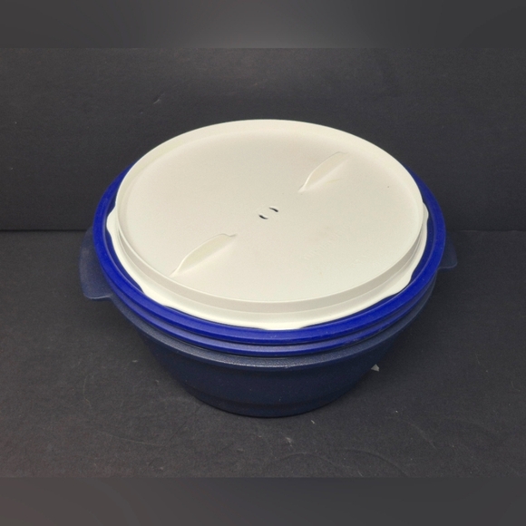 Tupperware Cobalt Blue Smart Multi Cooker Microwave Steamer - Picture 4 of 13